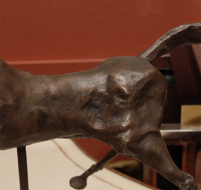 A 20th Century Bronze Horse, unsigned In Excellent Condition In San Francisco, CA
