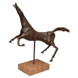 A 20th Century Bronze Horse, unsigned