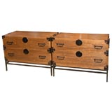 Pair of Clothing Chests on Stands