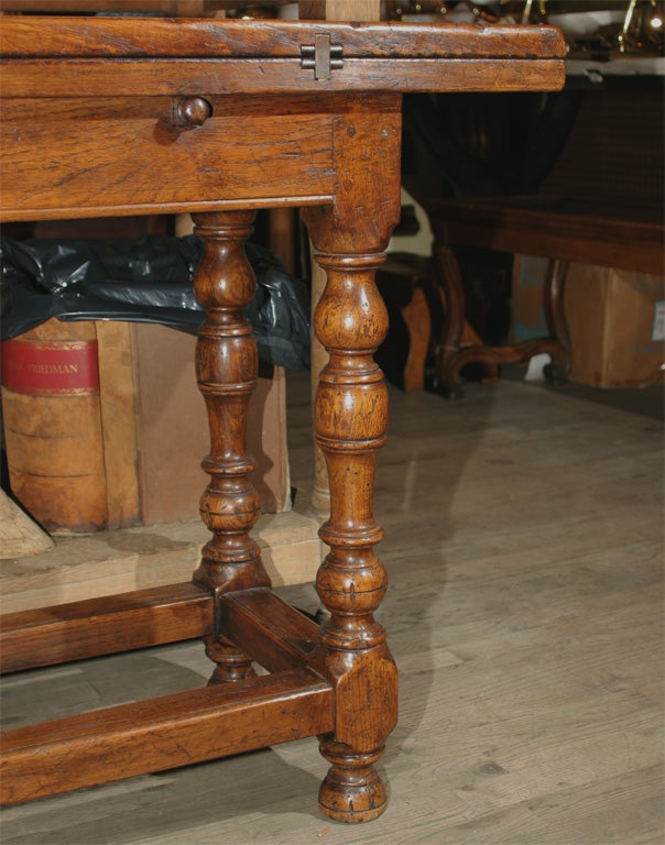 Flip Top Trestle Table at 1stDibs