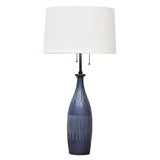 A Danish Bornholm Ceramic Table Lamp, by Soholm Stentoj.