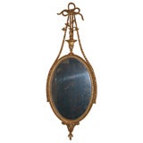 Antique Adam Period Carved Giltwood Neoclassical Mirror. English, Circa 1775