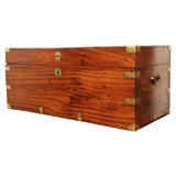 Antique 19th Century Camphor Campaign Trunk