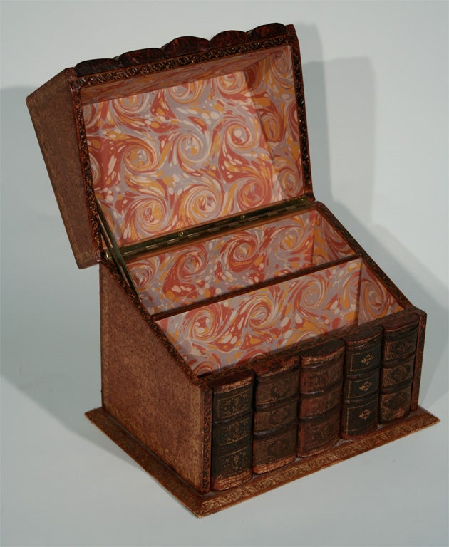 An Early 20th Century Faux Book Box 2
