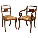 A Set of Six Regency Period Mahogany Dining Chairs