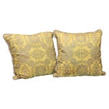 Vintage Fortuny Fabric Cushions