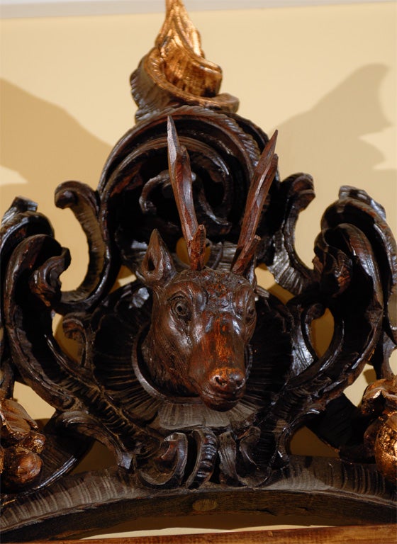 Deer Head Carving Mirror 3