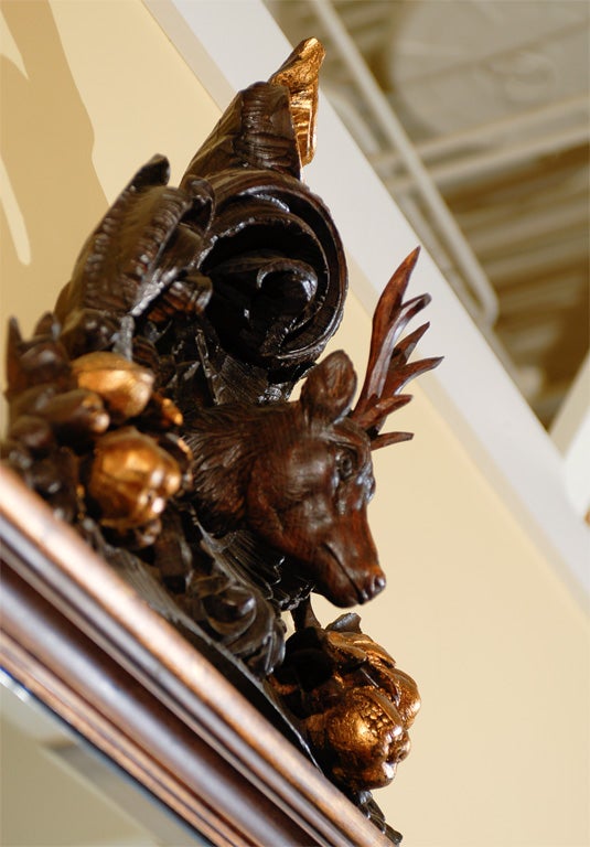 Deer Head Carving Mirror 4