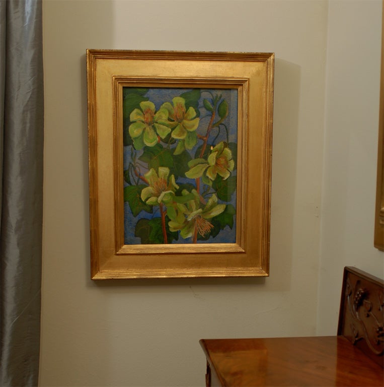 Pastel Painting by American Artist Mercedes Hoschall