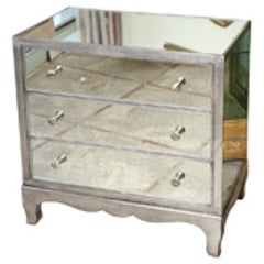 Three-Drawer Mirrored Chest 10