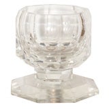 Large Faceted Lucite Pedestal Bowl - Albrizzi
