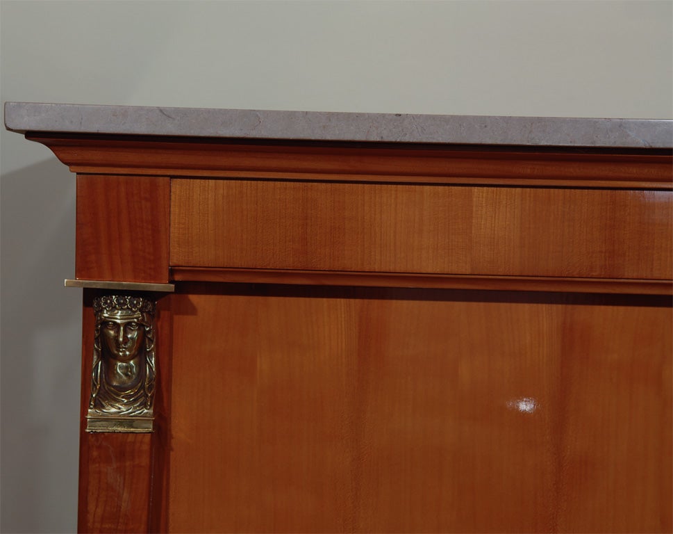 French Empire Revival cherry buffet , circa 1940