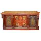 19th C. Gothic Italian Sideboard/Bar/Architectual Piece