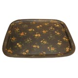 19thC. floral tole tray