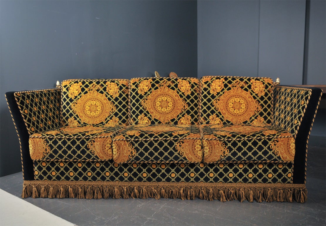 Italian Gianni Versace Knole Sofa