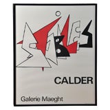 Vintage Calder Exhibition Poster