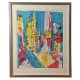 Frederick Franck Silkscreen