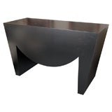 Black Painted "Gate-Leg" Memphis style Theatrical Console