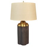 "Stingray" Shagreen Lamp Quatrefoil Shape
