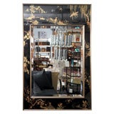 Reverse Painted Mirror by LaBarge