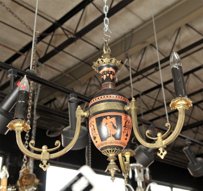 18th Century and Earlier Neo-classical Greek Revival Chandelier