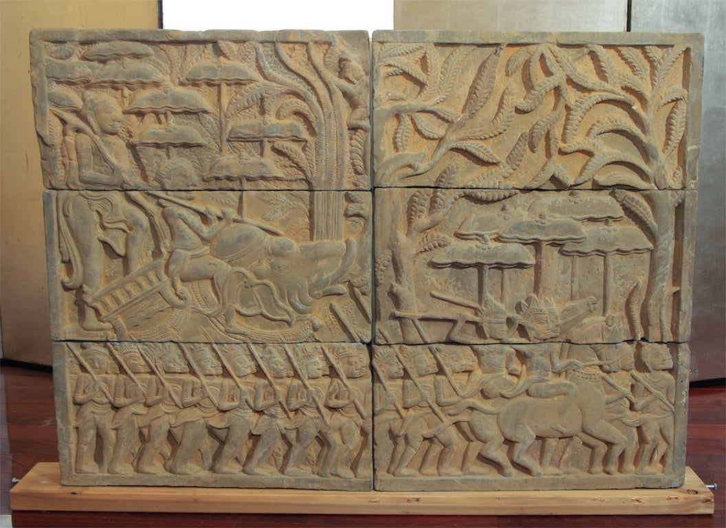 Post Angkor Period Architectural Relief