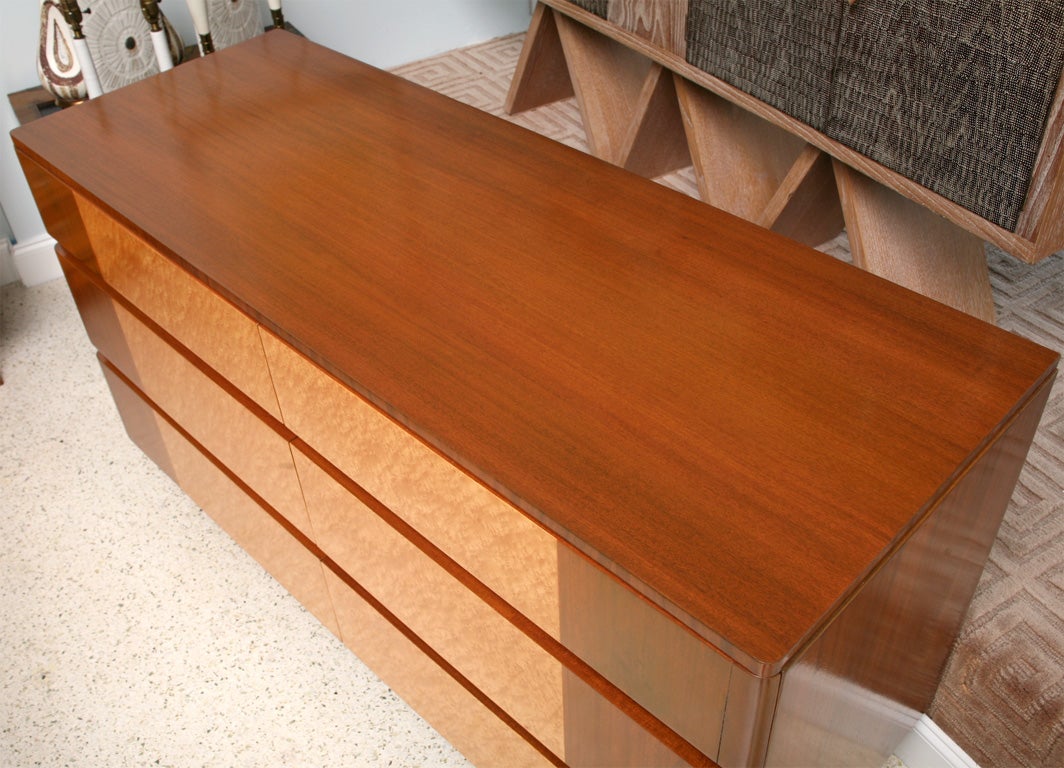 Mahogany A Pair of Eliel Saarinen 6 Drawer Commodes, by RWay Furniture