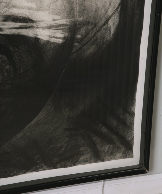 Large-Scale Charcoal by Paloma Cernuda For Sale 1