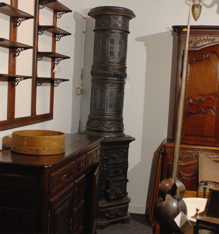Swedish Antique Iron Stove