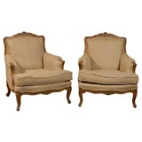 Pair french Bergeres
