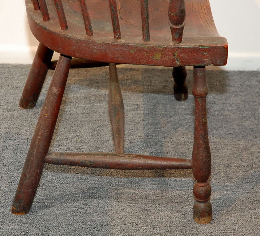 EARLY 18THC WINDSOR LOW BACK CHAIR 1