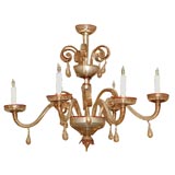 Murano glass chandelier stamped Pauly & Co.