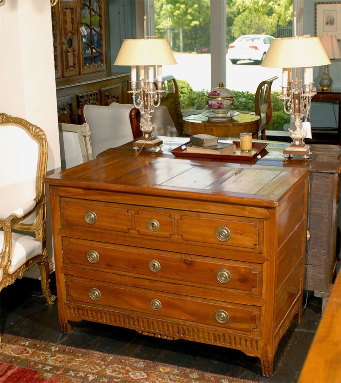 French Louis XVI Cherry Commode