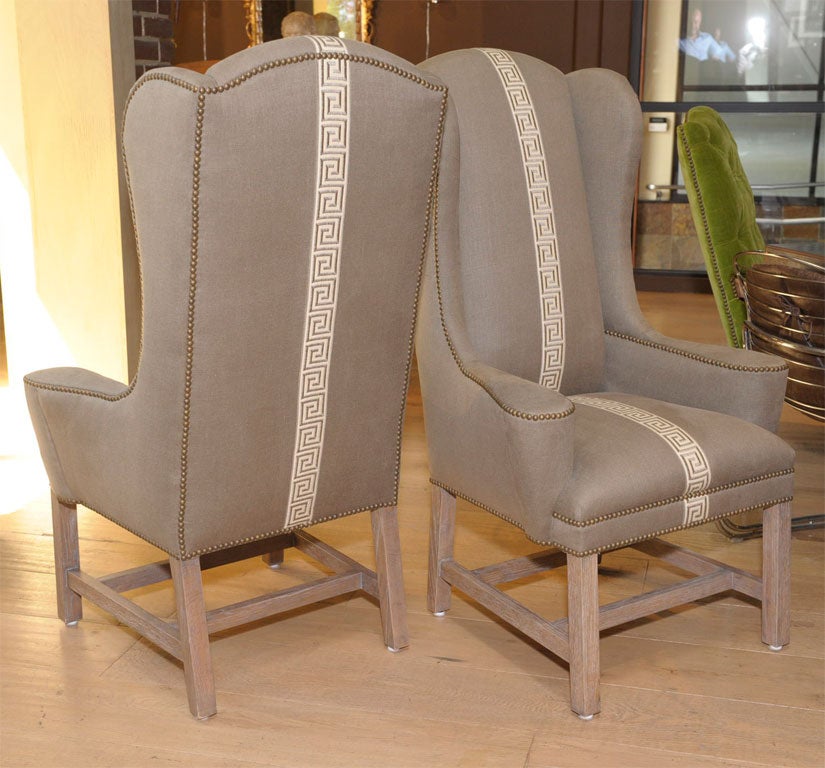Upright Wing Chair For Sale 2
