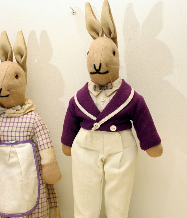 the woolen rabbit