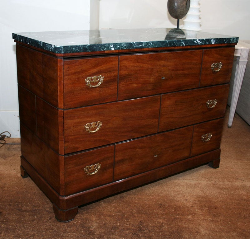 19th Century Anglo-Dutch Commode with Marble Top