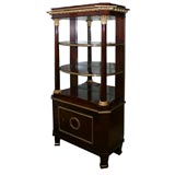 Russian or Baltic Neo-Classical Mahogany Etagere