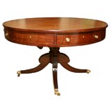 English, George III. Mahogany drum table Ca 1830