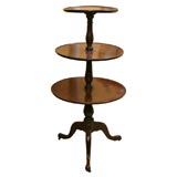 English, Queen Anne mahogany  dumbwaiter Ca 1770