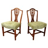 A pair of American Rhode Island side chairs Ca.1800