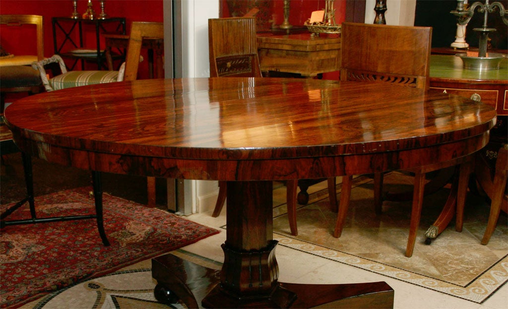 Regency Rosewood Center Table, ca 1815