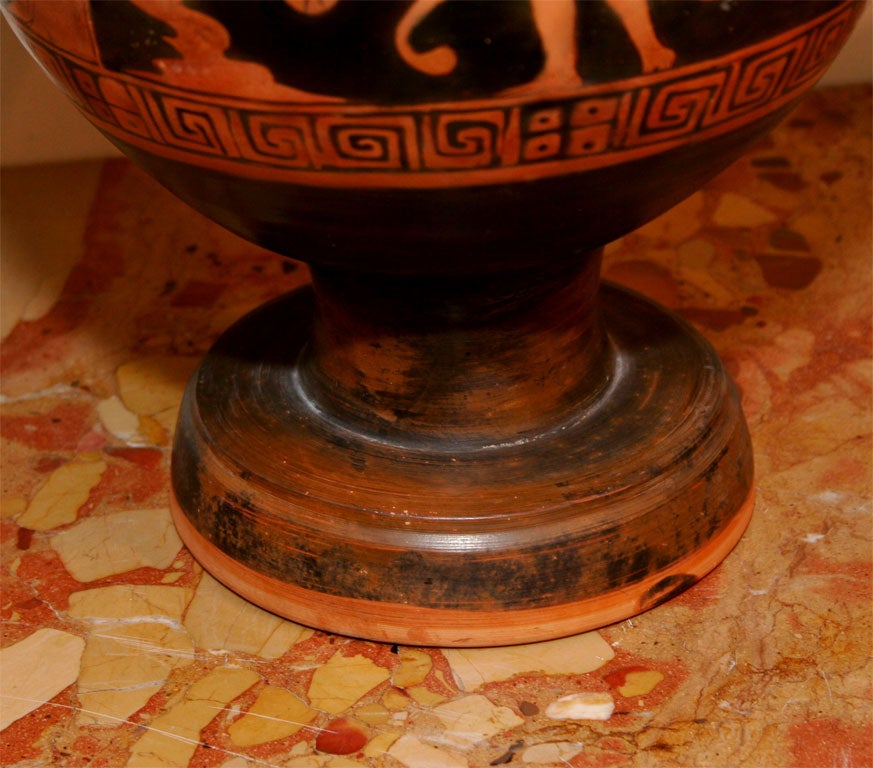 An Ancient Red Figured Krater from Apulia