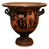 An Ancient Red Figured Krater from Apulia