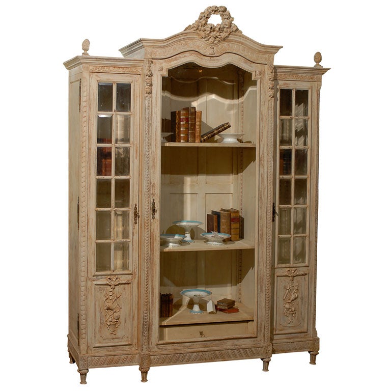 French Louis XVI Bedroom Armoire Circa 1890