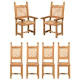 SET OF 6 TEXAS CHAIRS