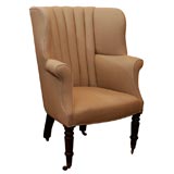Antique Late Georgian Channel Back Gentleman's Library Chair