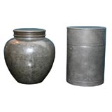 Vintage Pewter Containers