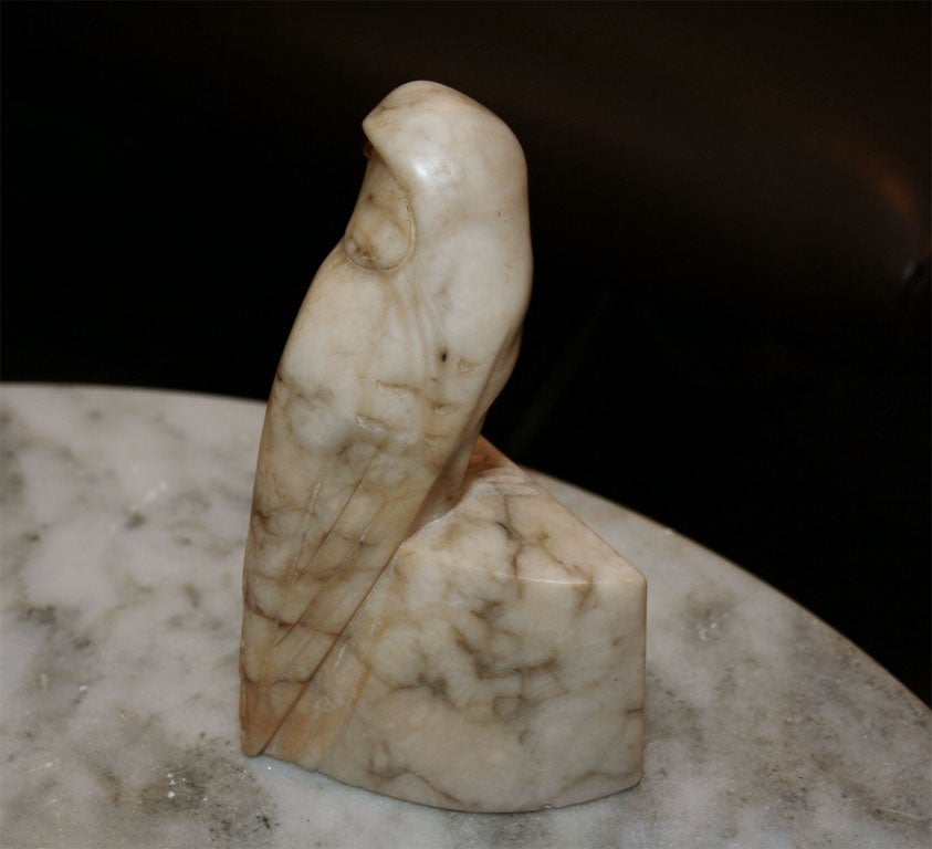 Marble Bird Bookends 1