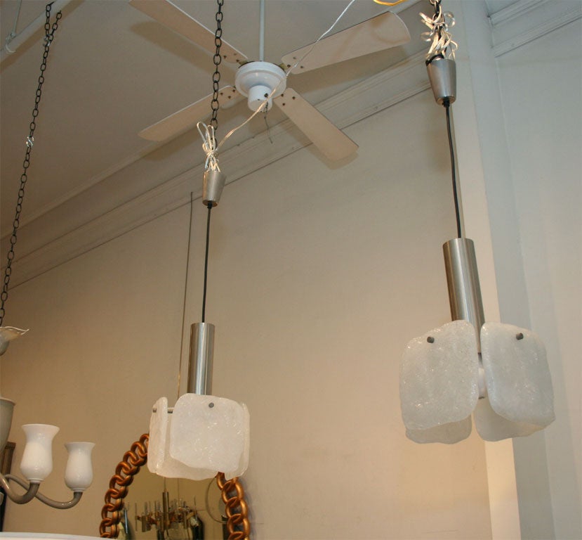 Pair chandeliers, KALMAR