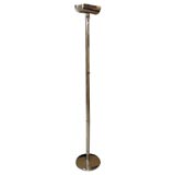 Lucite and Chrome Halogen Floor Lamp